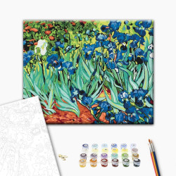 Mal efter tal - Irises. Van Gogh