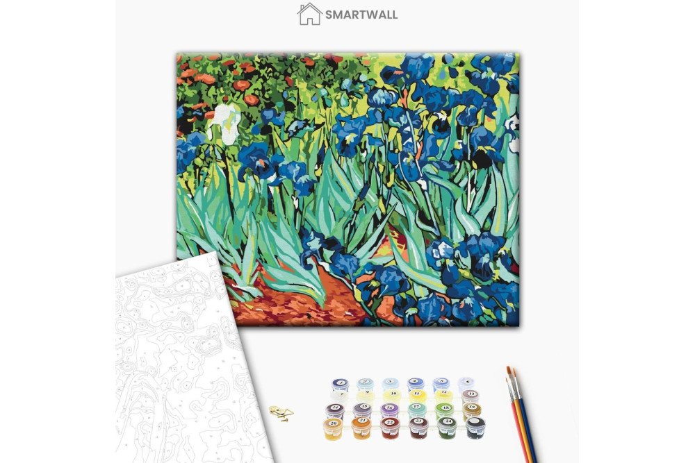 Mal efter tal - Irises. Van Gogh