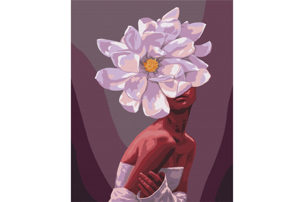 Mal efter tal - In the arms of flowers - blomster