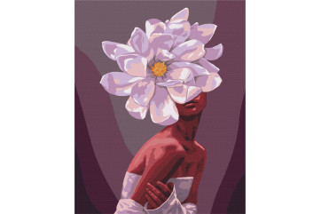 Mal efter tal - In the arms of flowers - blomster