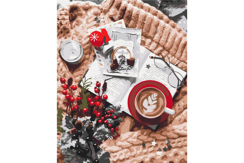 Mal efter tal - Cozy Christmas - mad og drikke