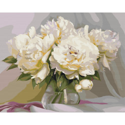 Mal efter tal - Exquisite tenderness of peonies - blomster