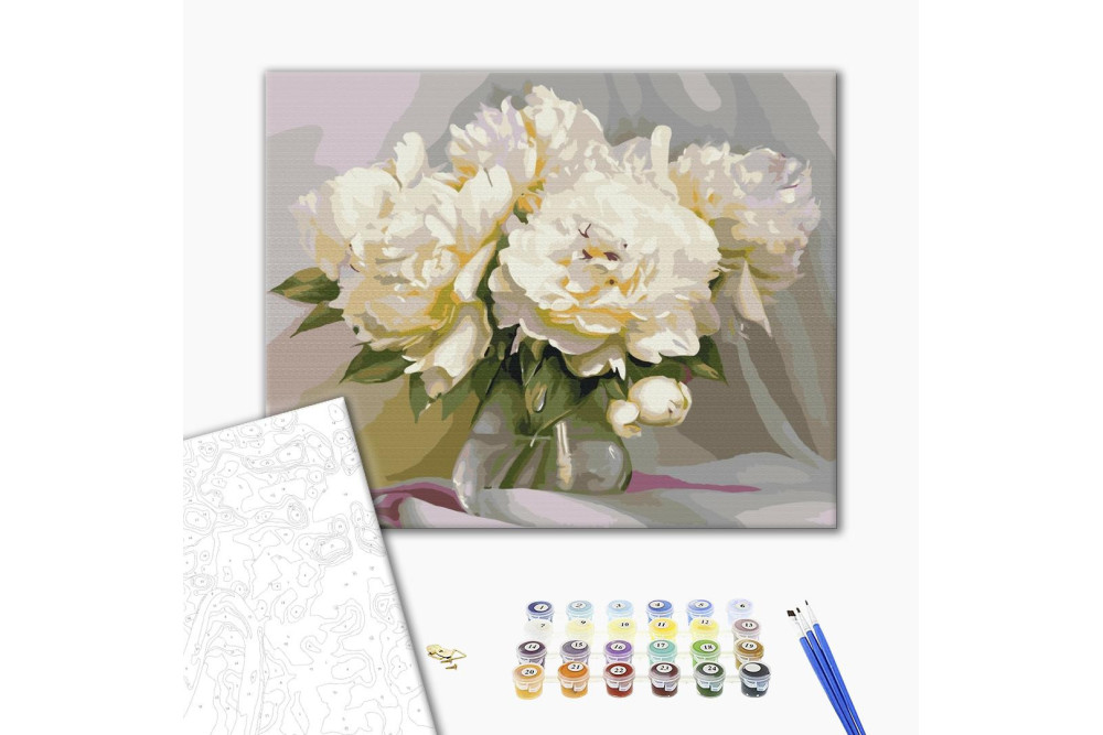 Mal efter tal - Exquisite tenderness of peonies