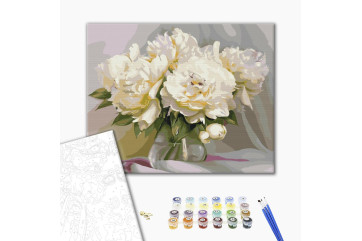 Mal efter tal - Exquisite tenderness of peonies