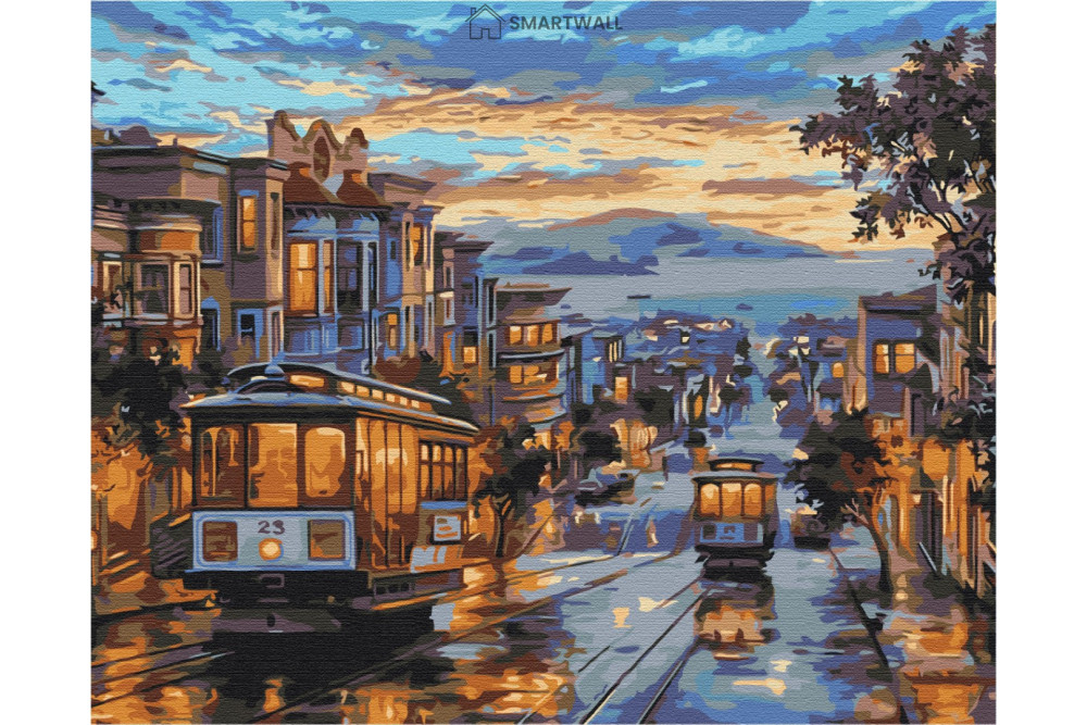 Mal efter tal - City in the colors of rain - byer