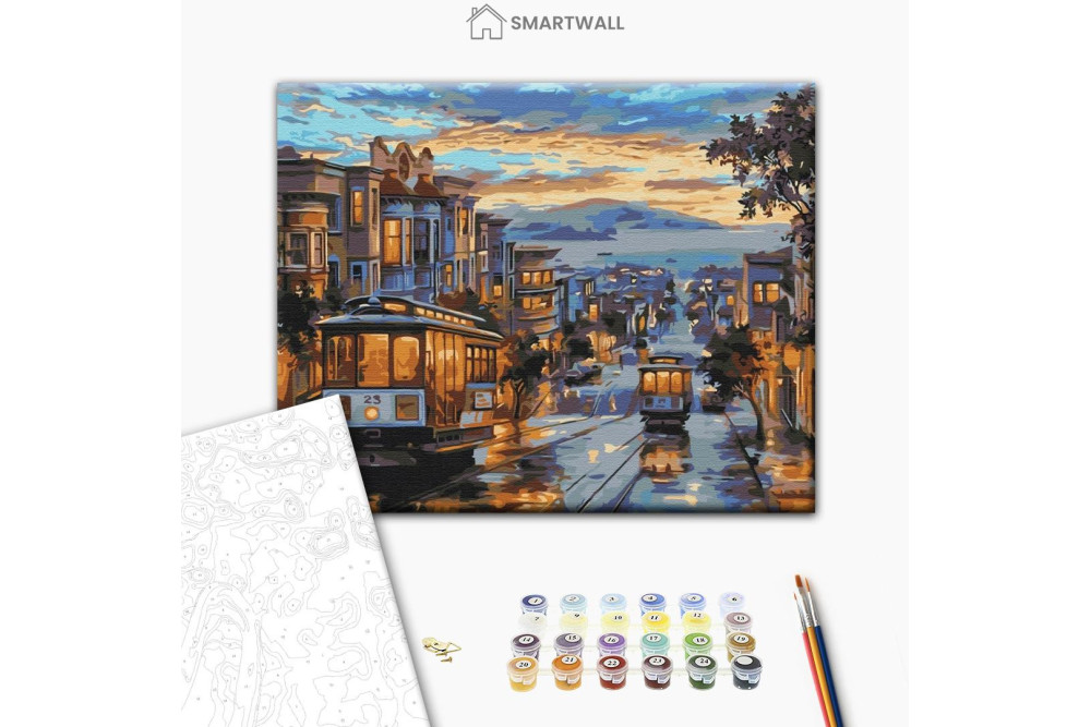 Mal efter tal - City in the colors of rain