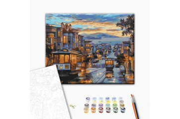 Mal efter tal - City in the colors of rain