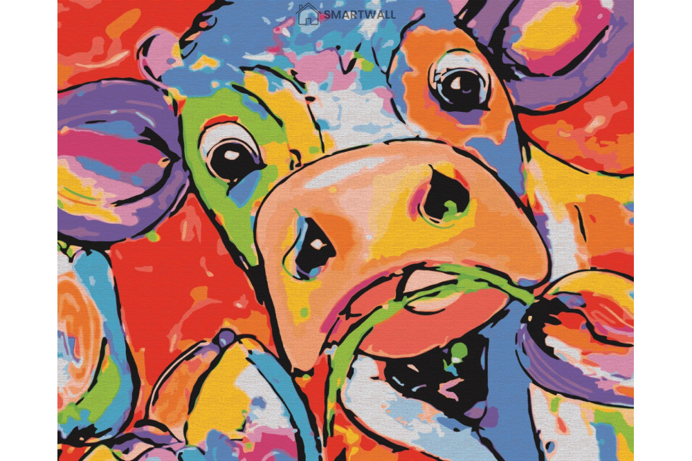 Mal efter tal - Bright cow - dyr