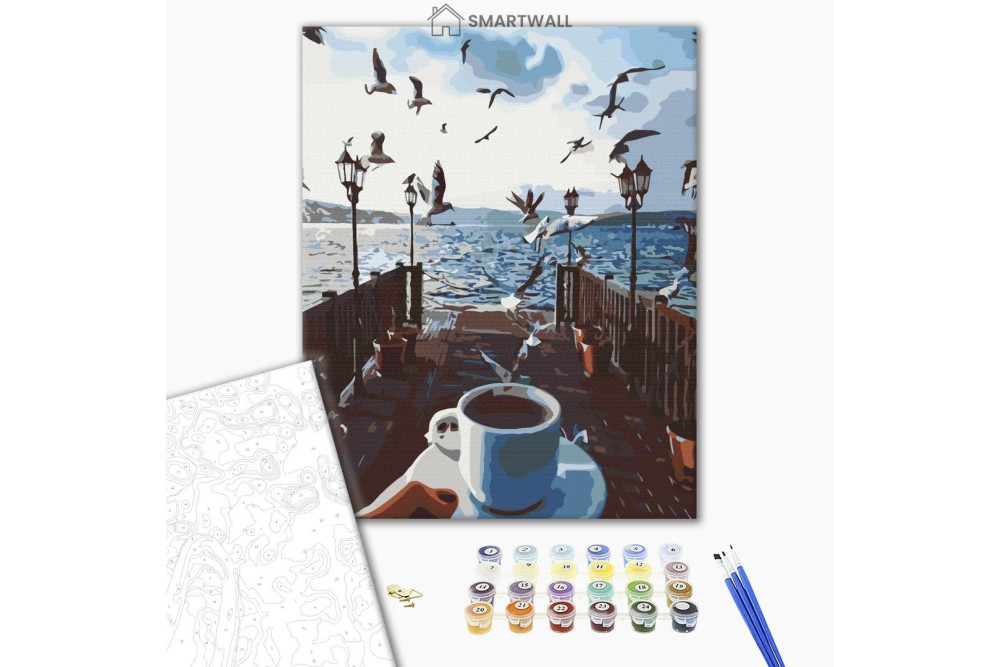 Mal efter tal - Sea of coffee