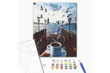 Mal efter tal - Sea of coffee