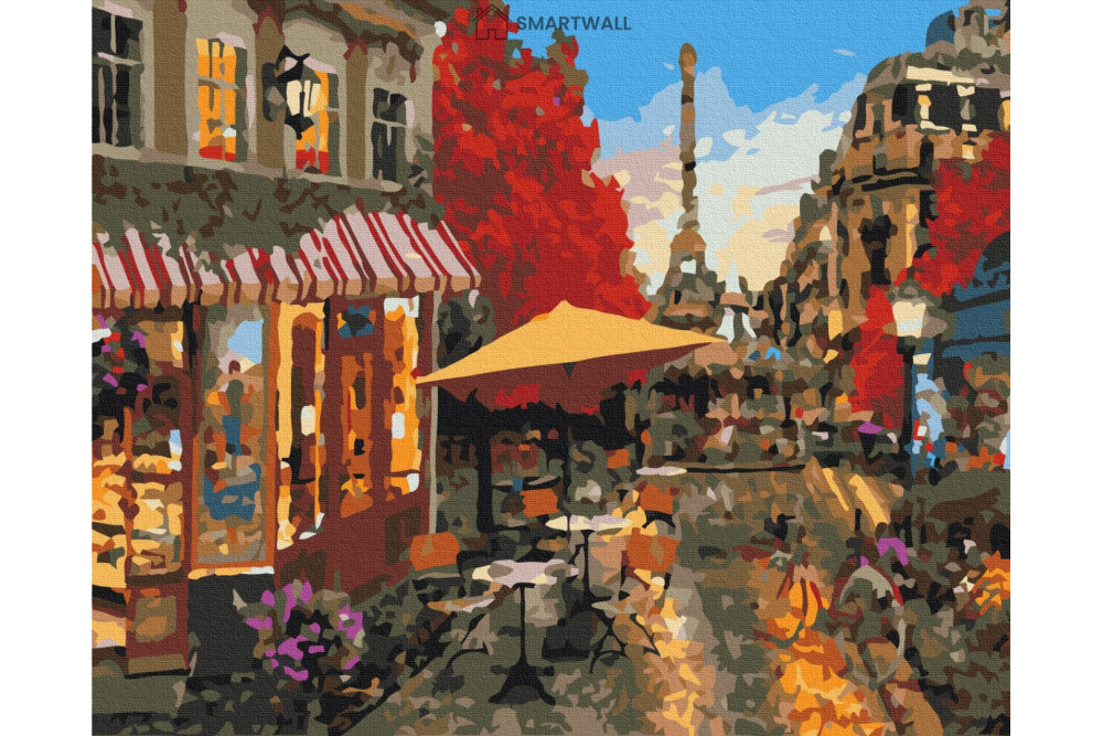 Mal efter tal - Street life in Paris - byer