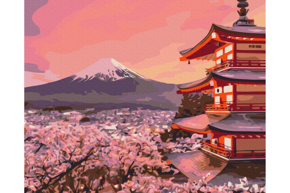 Mal efter tal - Traditional Japan - landskaber
