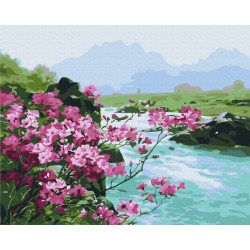 Mal efter tal - Mountain flowers - blomster