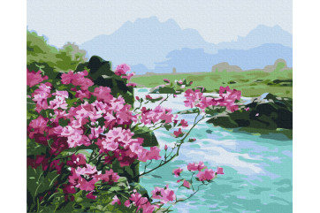 Mal efter tal - Mountain flowers - blomster