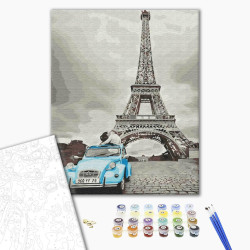 Mal efter tal - Retro Paris
