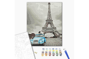 Mal efter tal - Retro Paris