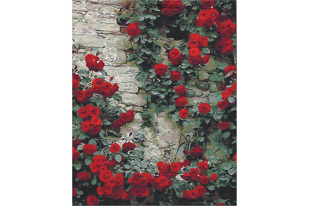Mal efter tal - Flowers at home - blomster