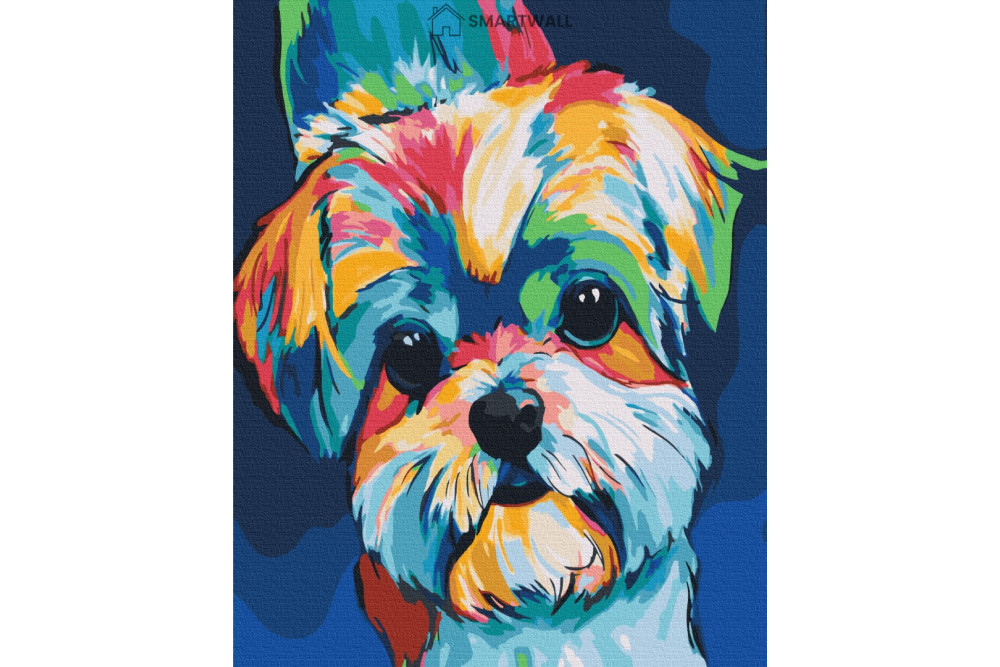 Mal efter tal - Bright dog - dyr