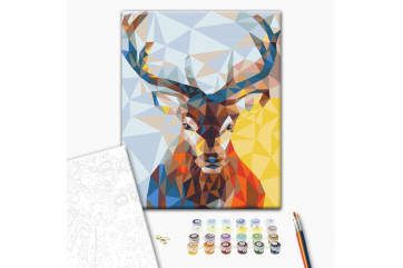 Mal efter tal - Deer in a kaleidoscope