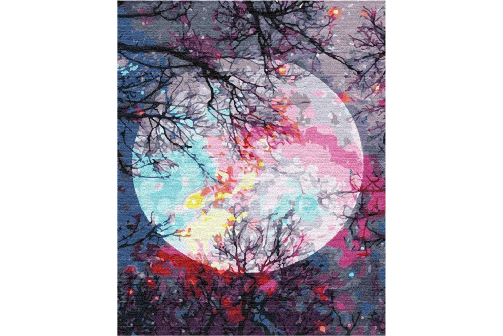 Mal efter tal - Overlooking the moon - rummet