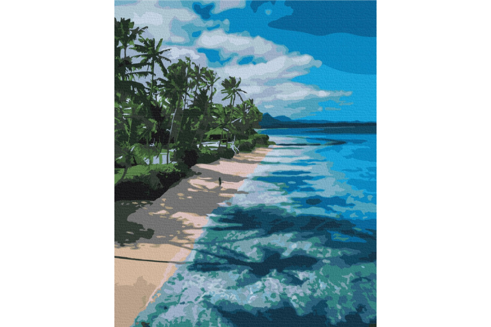 Mal efter tal - Paradise embankment - landskaber