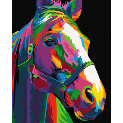 Mal efter tal - Rainbow steed - dyr