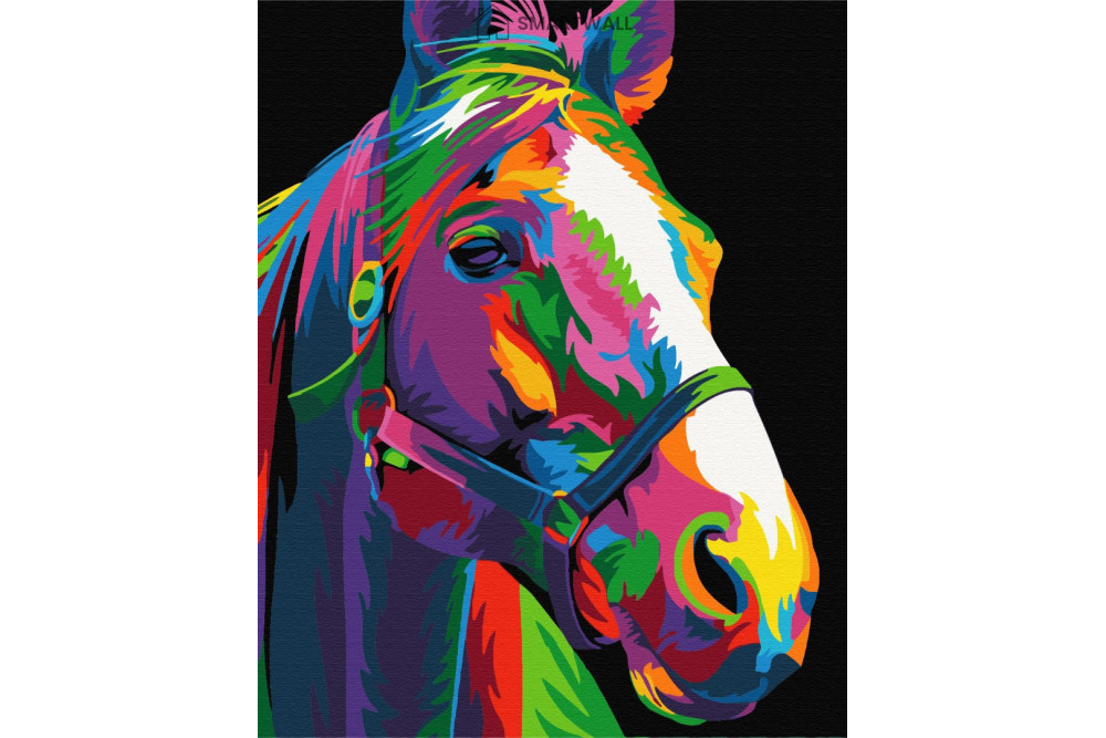 Mal efter tal - Rainbow steed - dyr