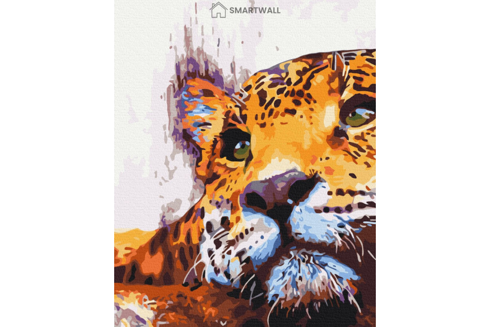 Mal efter tal - Drawing of a predator - dyr