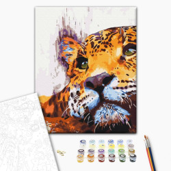 Mal efter tal - Drawing of a predator