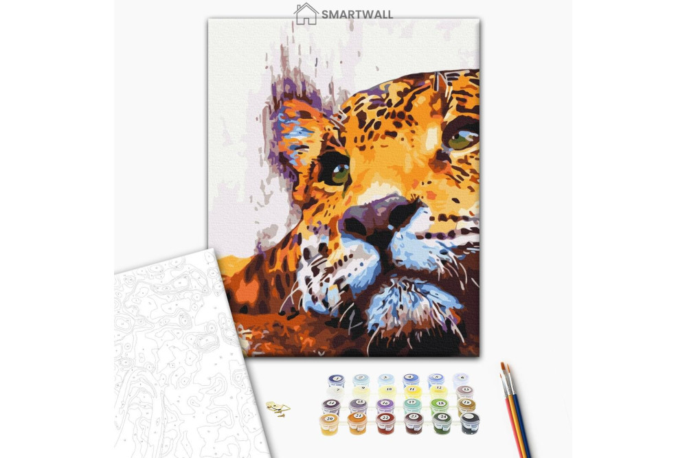 Mal efter tal - Drawing of a predator