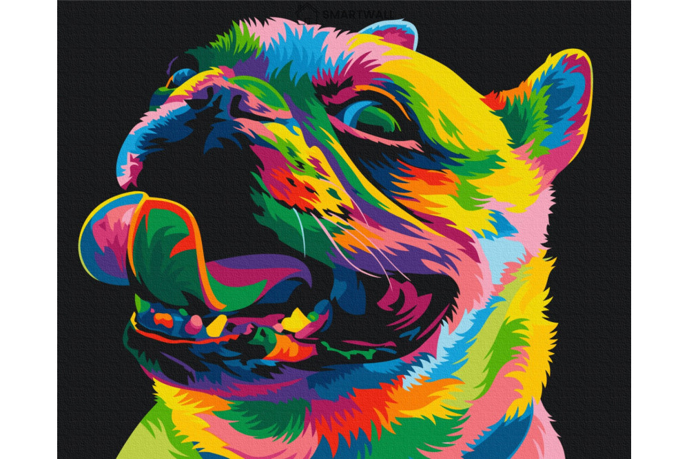 Mal efter tal - Rainbow dog - dyr
