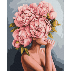 Mal efter tal - A touch of peonies - blomster