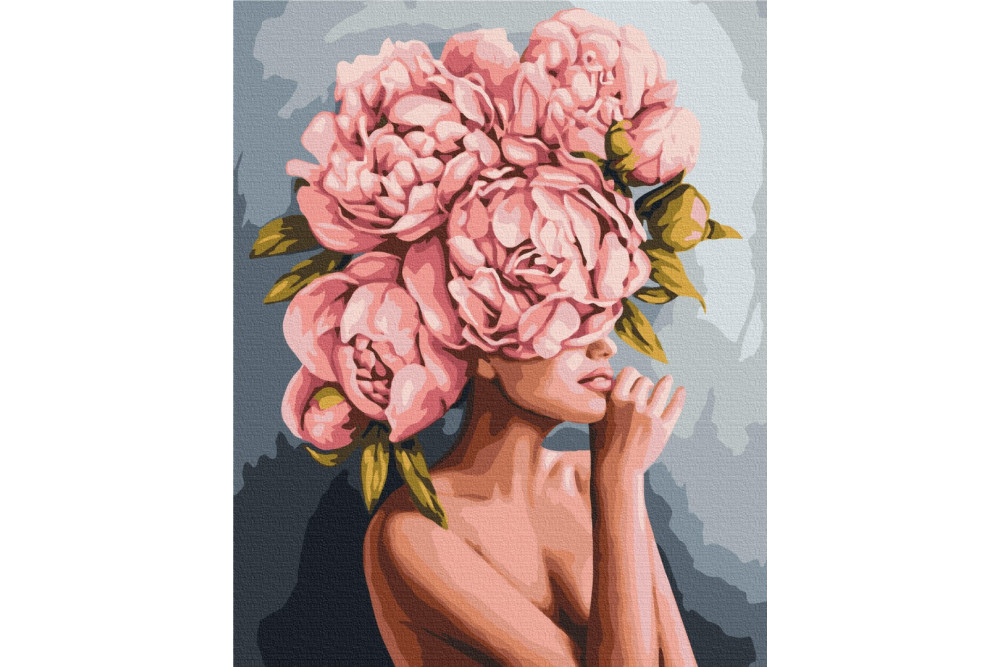 Mal efter tal - A touch of peonies - blomster