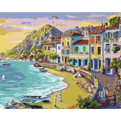 Mal efter tal - Seaside town - landskaber