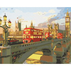 Mal efter tal - Evening London - byer