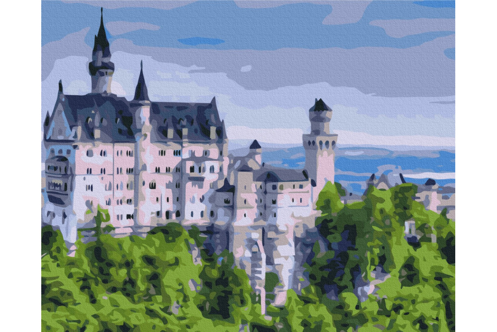 Mal efter tal - Summer castle - landskaber