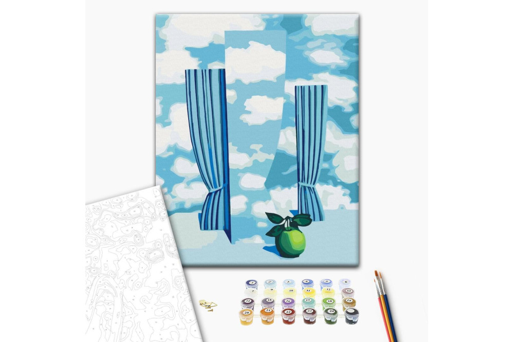 Mal efter tal - Rene Magritte "Sky"