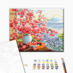 Mal efter tal - Japanese still life