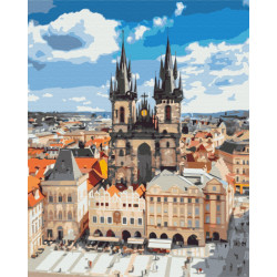 Mal efter tal - Prague Town Hall - byer