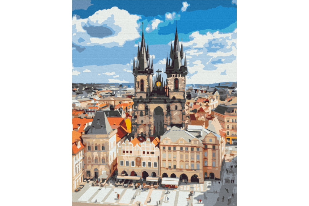 Mal efter tal - Prague Town Hall - byer