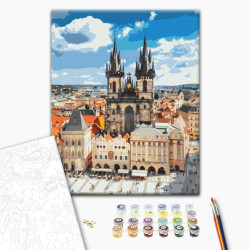 Mal efter tal - Prague Town Hall