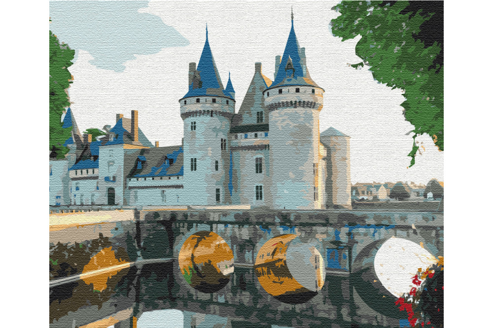 Mal efter tal - Sully-sur-Loire castle - byer