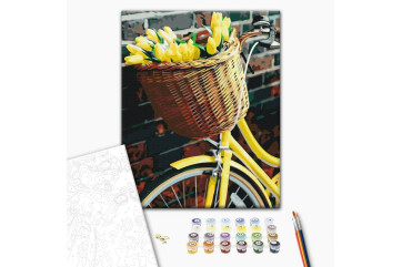 Mal efter tal - Basket for tulips
