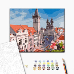 Mal efter tal - View of Prague