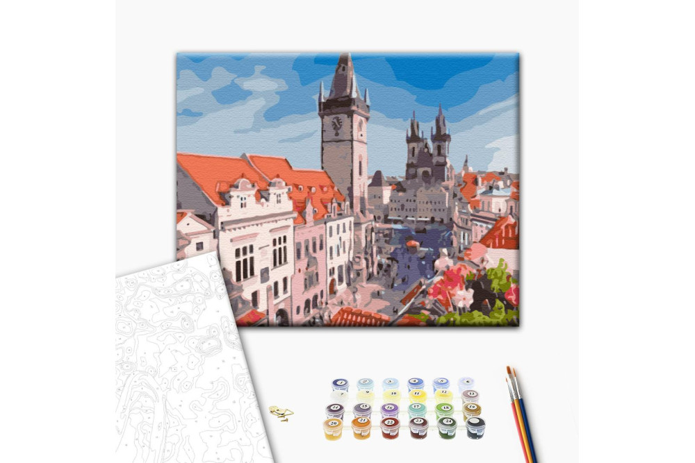 Mal efter tal - View of Prague