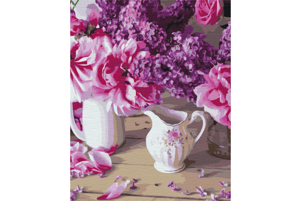 Mal efter tal - Tenderness for breakfast - blomster