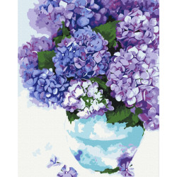 Mal efter tal - Hydrangea in a heavenly pot - blomster