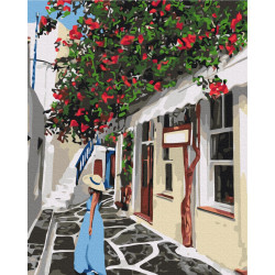 Mal efter tal - Lady in Greece - byer