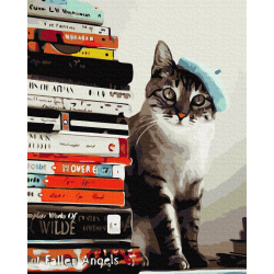 Mal efter tal - Ð¡at is reading - dyr