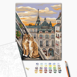 Mal efter tal - Cat tenderness in Paris
